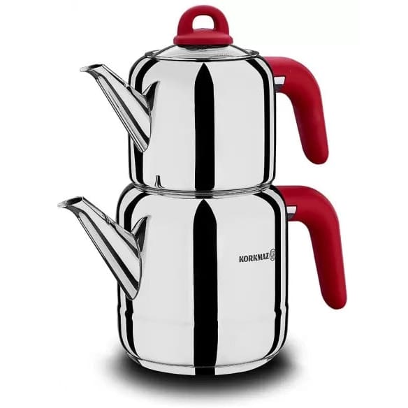 Set de théières KORKMAZ 1.9L Inox (A048-02) Set de théières KORKMAZ 1.9L Inox (A048-02)